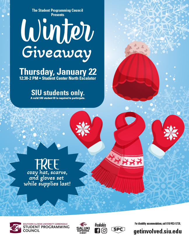 SPC Hat and scarf novelty giveaway